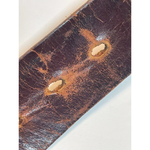 Vintage Custom Stonewall Gay Pride Leather Tooled Belt Custom Name main image 5
